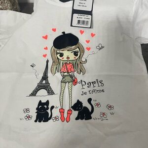Very cute girls T-shirt from Paris.